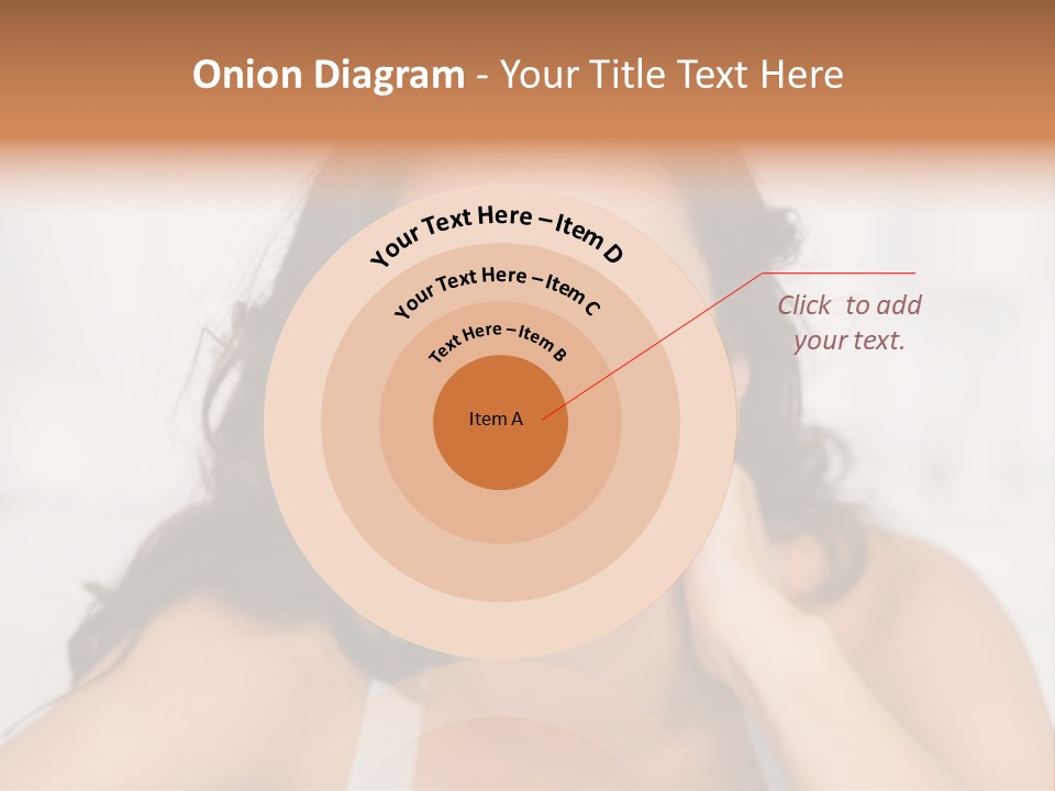 Home Neck Brunette PowerPoint Template