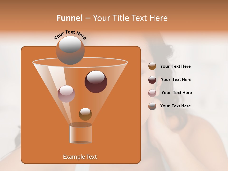 Home Neck Brunette PowerPoint Template