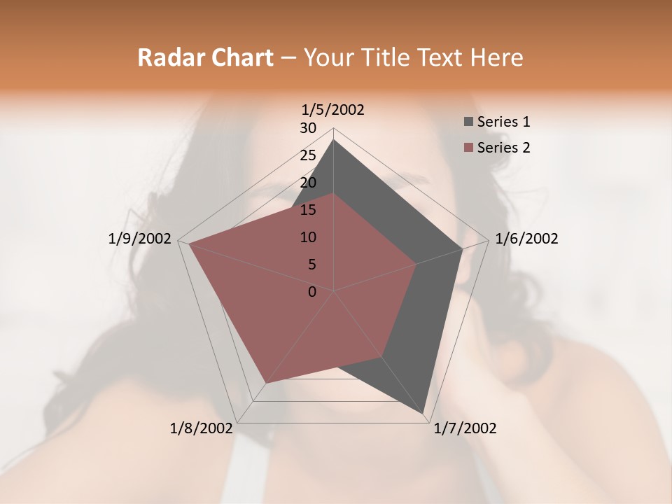 Home Neck Brunette PowerPoint Template