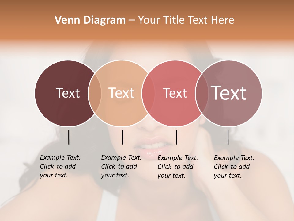 Home Neck Brunette PowerPoint Template