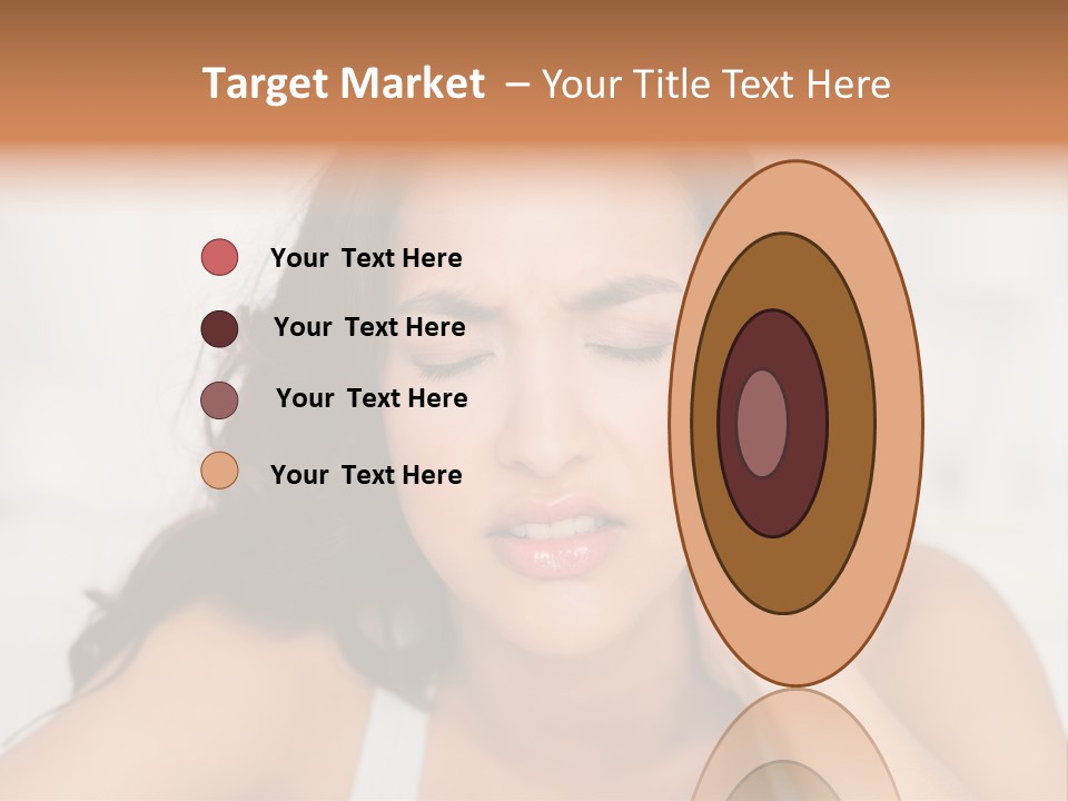 Home Neck Brunette PowerPoint Template