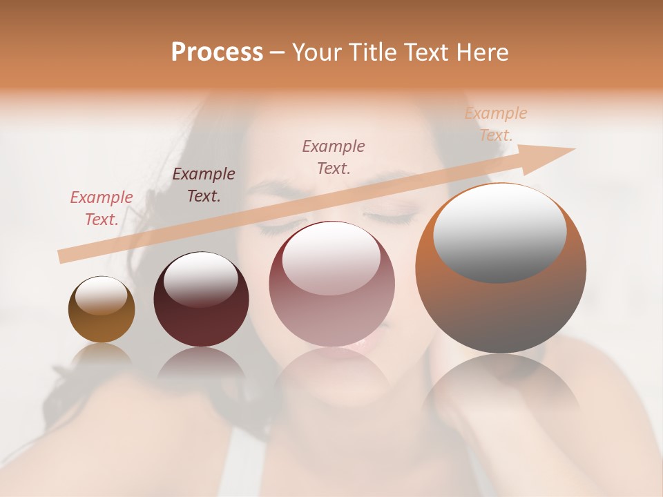 Home Neck Brunette PowerPoint Template