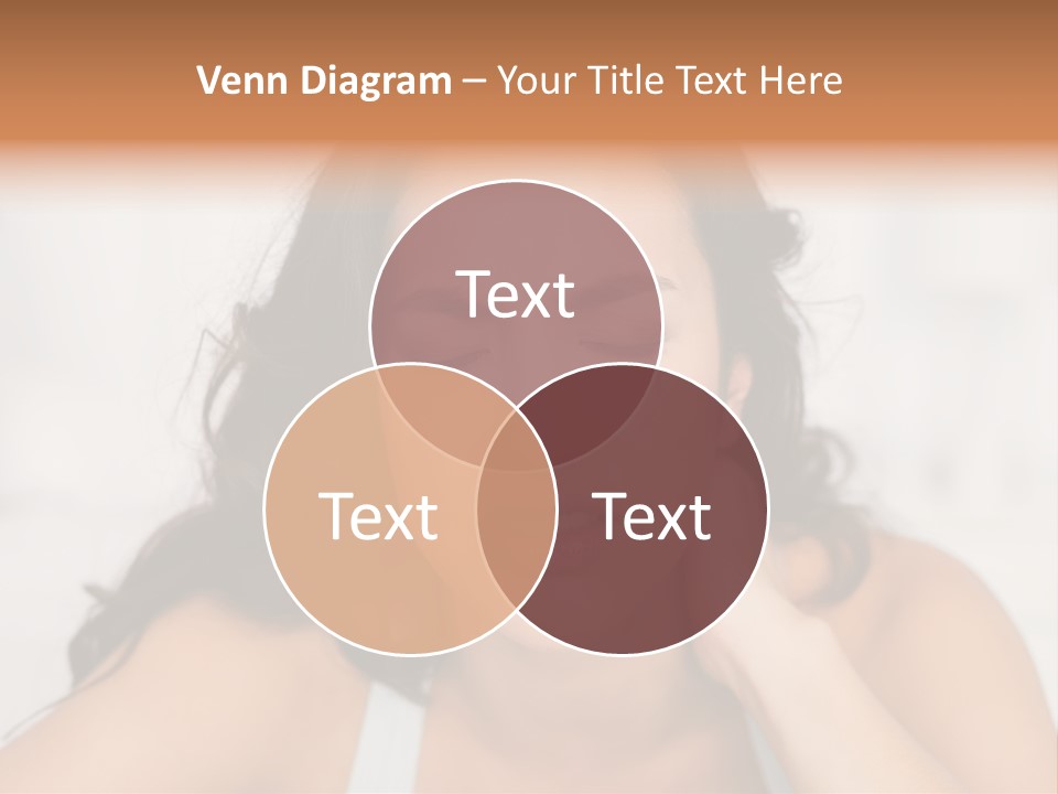 Home Neck Brunette PowerPoint Template