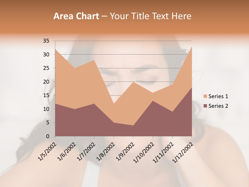 Home Neck Brunette PowerPoint Template