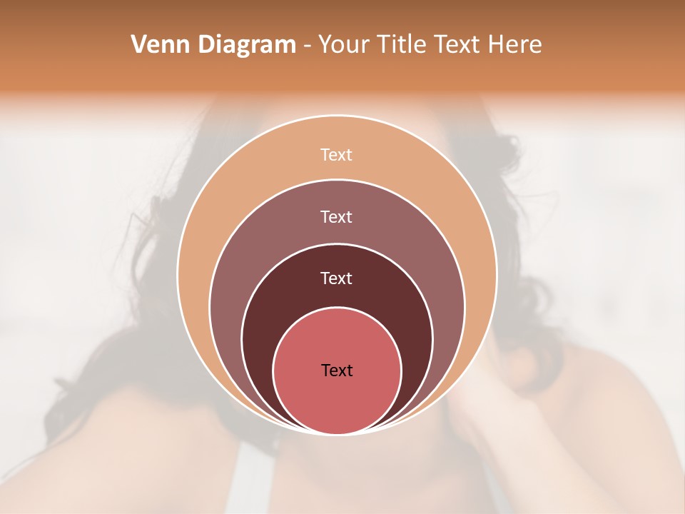 Home Neck Brunette PowerPoint Template