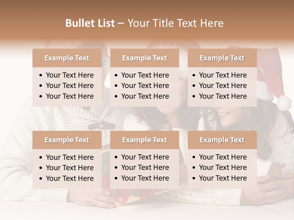 A Man And A Woman Are Holding A Present PowerPoint Template