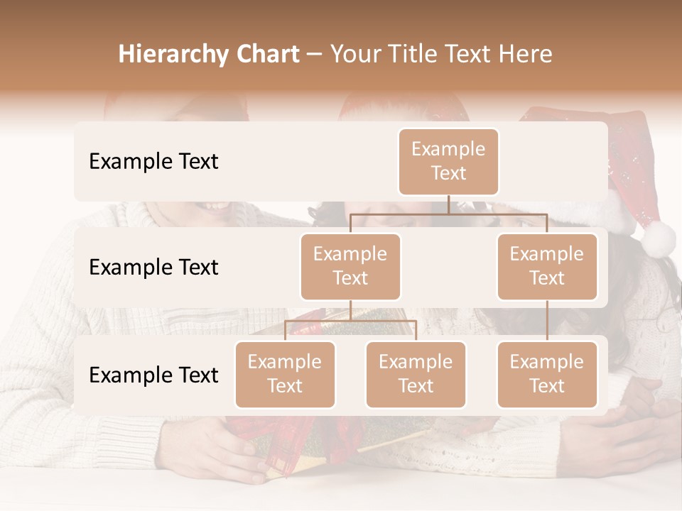A Man And A Woman Are Holding A Present PowerPoint Template