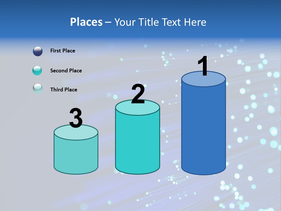 Telecommunication Data Optic PowerPoint Template