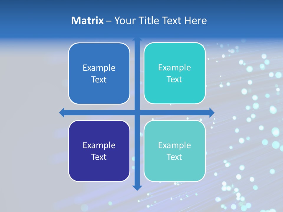 Telecommunication Data Optic PowerPoint Template