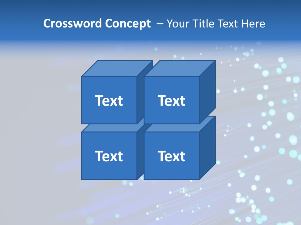 Telecommunication Data Optic PowerPoint Template