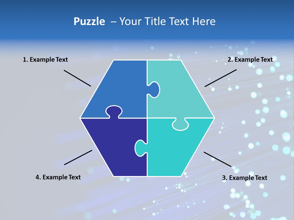 Telecommunication Data Optic PowerPoint Template