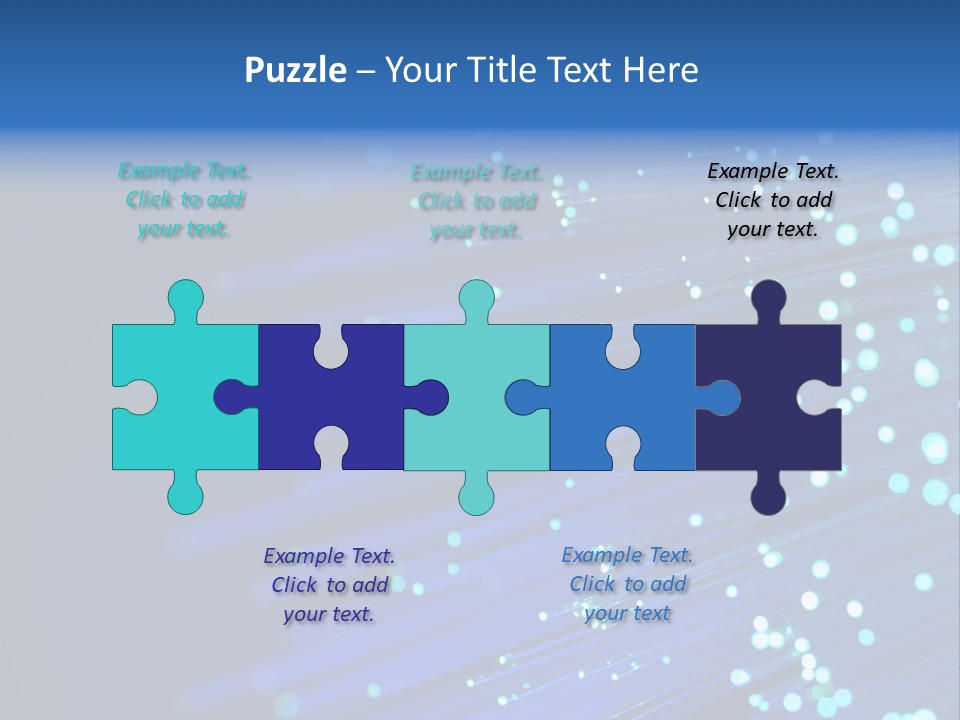 Telecommunication Data Optic PowerPoint Template
