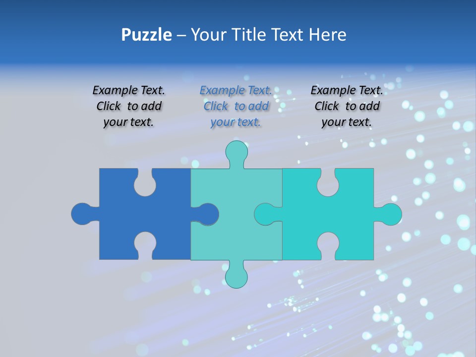 Telecommunication Data Optic PowerPoint Template