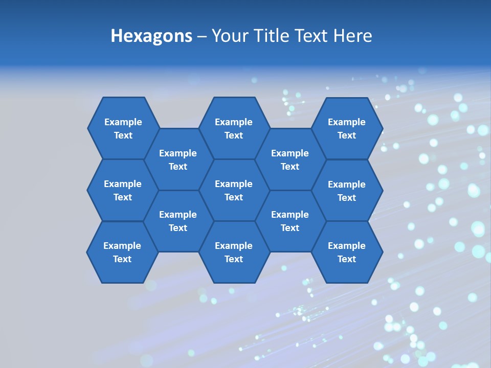 Telecommunication Data Optic PowerPoint Template