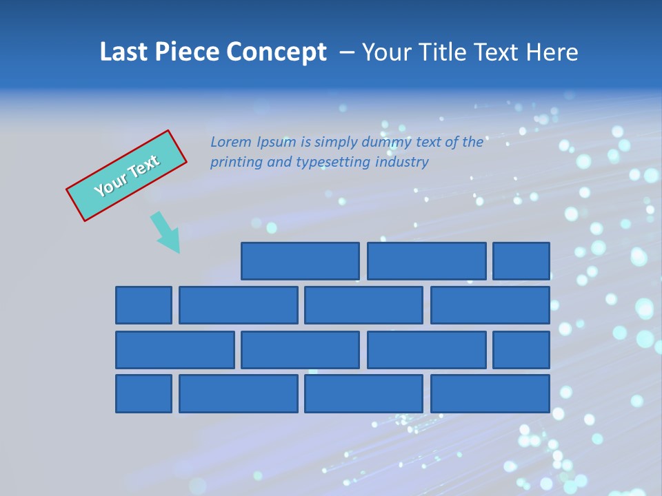 Telecommunication Data Optic PowerPoint Template