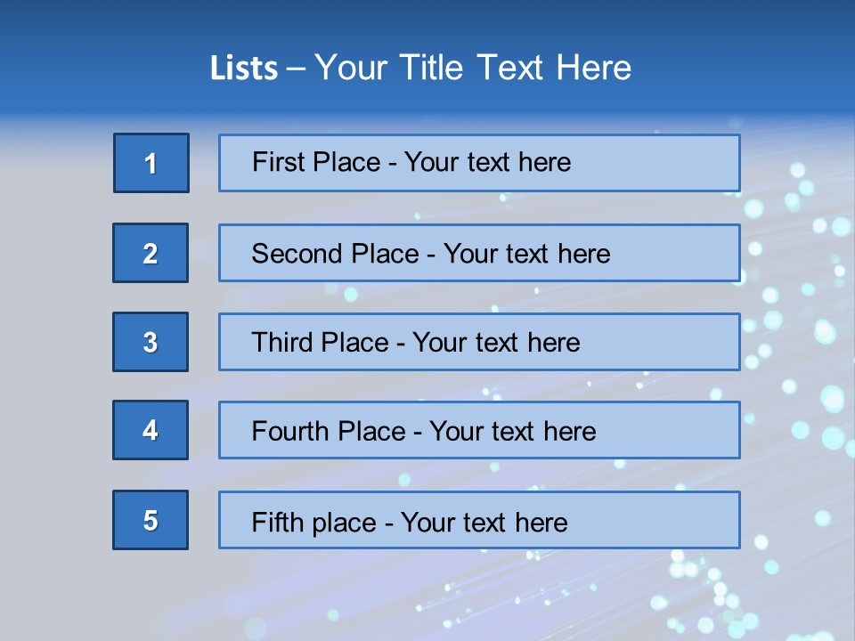Telecommunication Data Optic PowerPoint Template