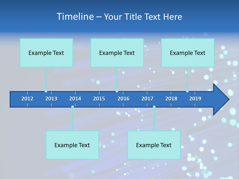 Telecommunication Data Optic PowerPoint Template