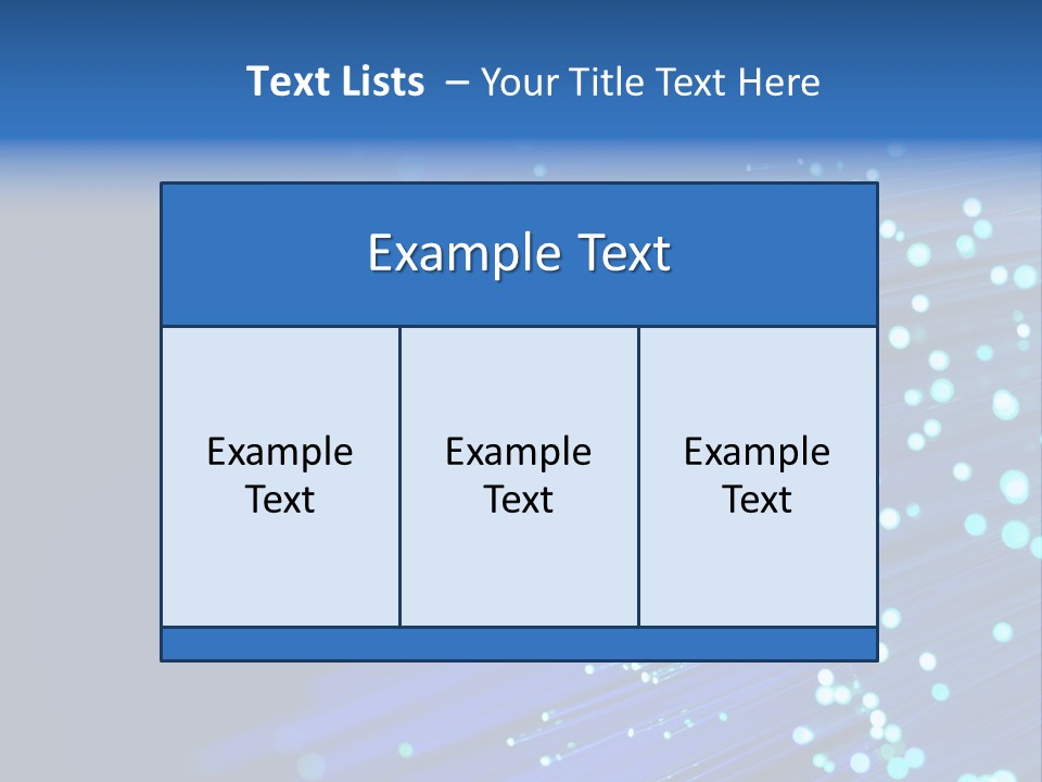 Telecommunication Data Optic PowerPoint Template