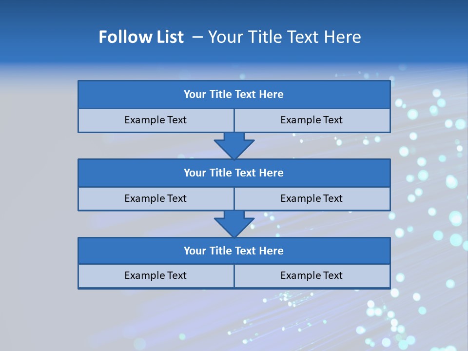 Telecommunication Data Optic PowerPoint Template