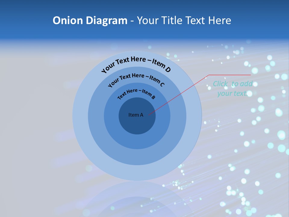 Telecommunication Data Optic PowerPoint Template