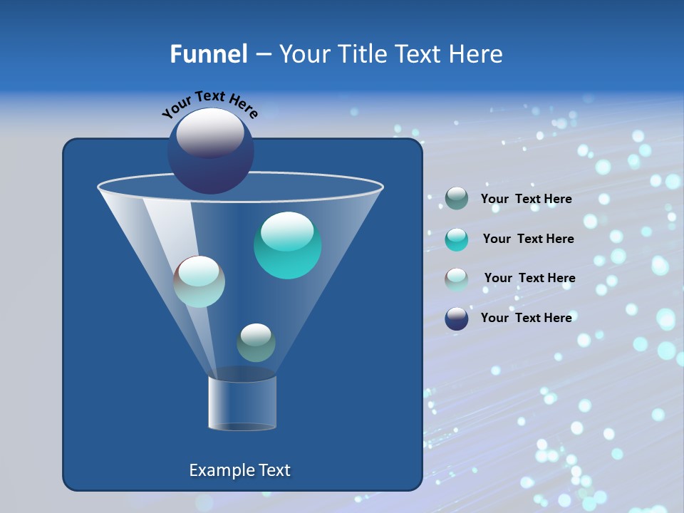 Telecommunication Data Optic PowerPoint Template