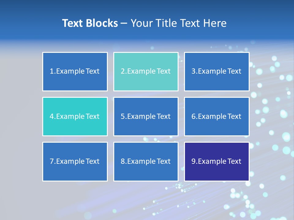 Telecommunication Data Optic PowerPoint Template