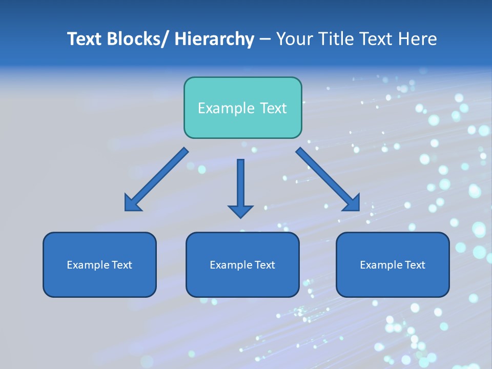 Telecommunication Data Optic PowerPoint Template