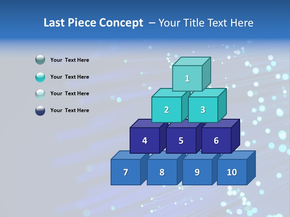 Telecommunication Data Optic PowerPoint Template