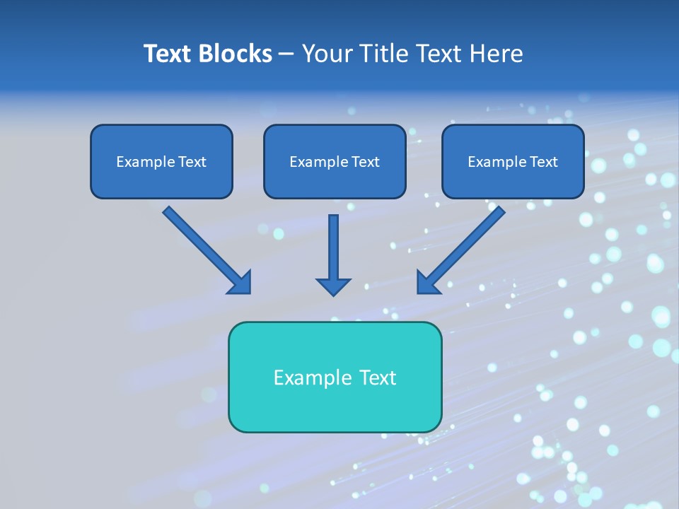 Telecommunication Data Optic PowerPoint Template