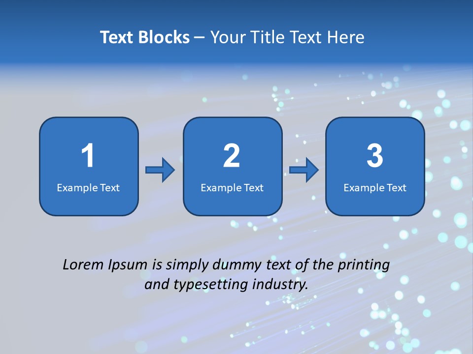 Telecommunication Data Optic PowerPoint Template
