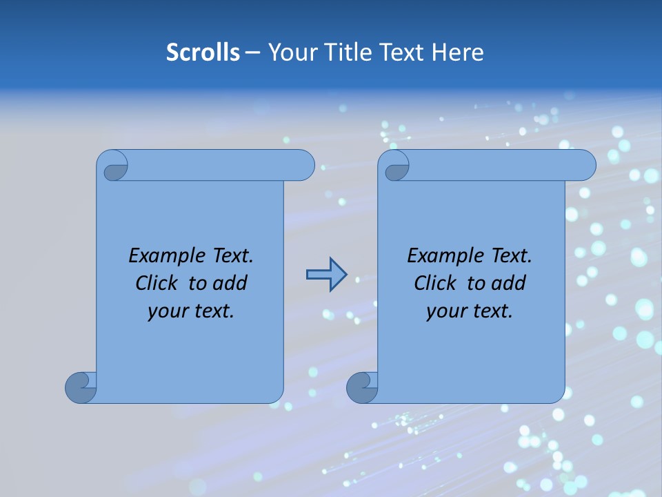 Telecommunication Data Optic PowerPoint Template