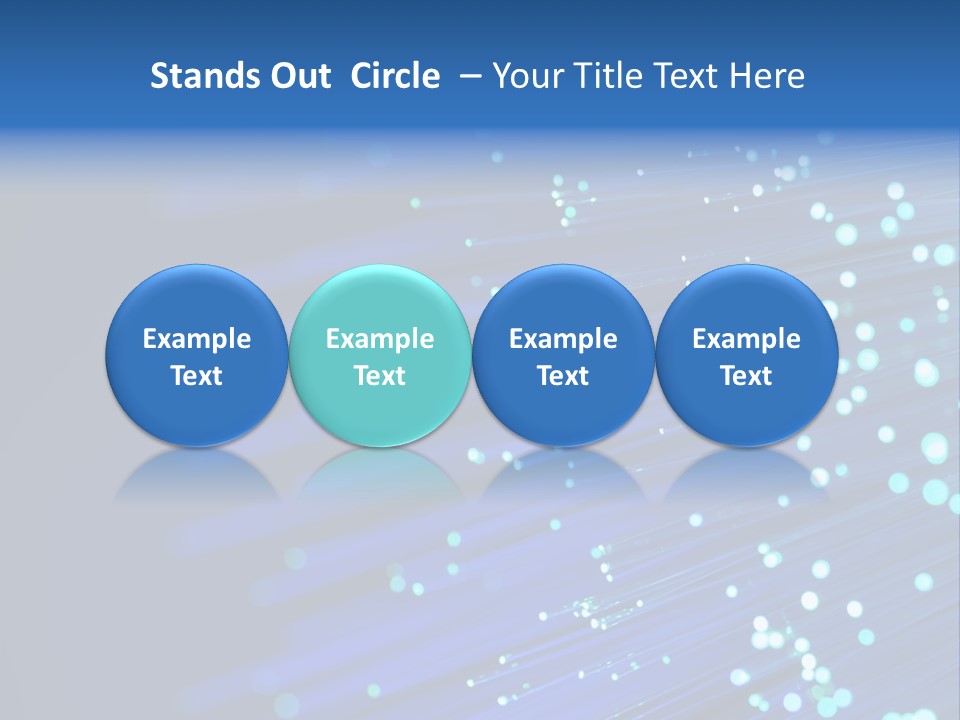 Telecommunication Data Optic PowerPoint Template