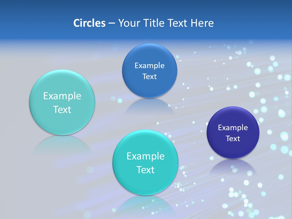 Telecommunication Data Optic PowerPoint Template