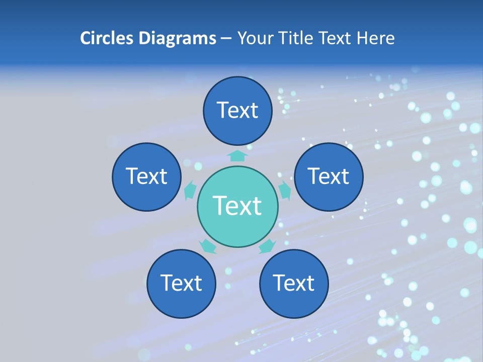 Telecommunication Data Optic PowerPoint Template