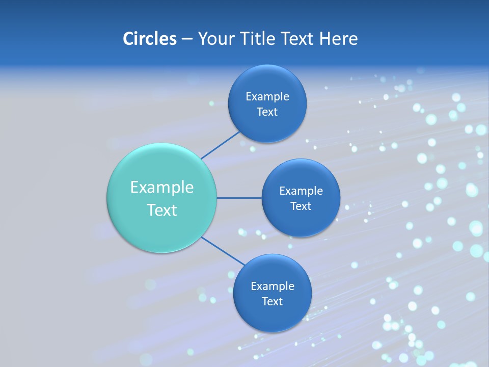 Telecommunication Data Optic PowerPoint Template