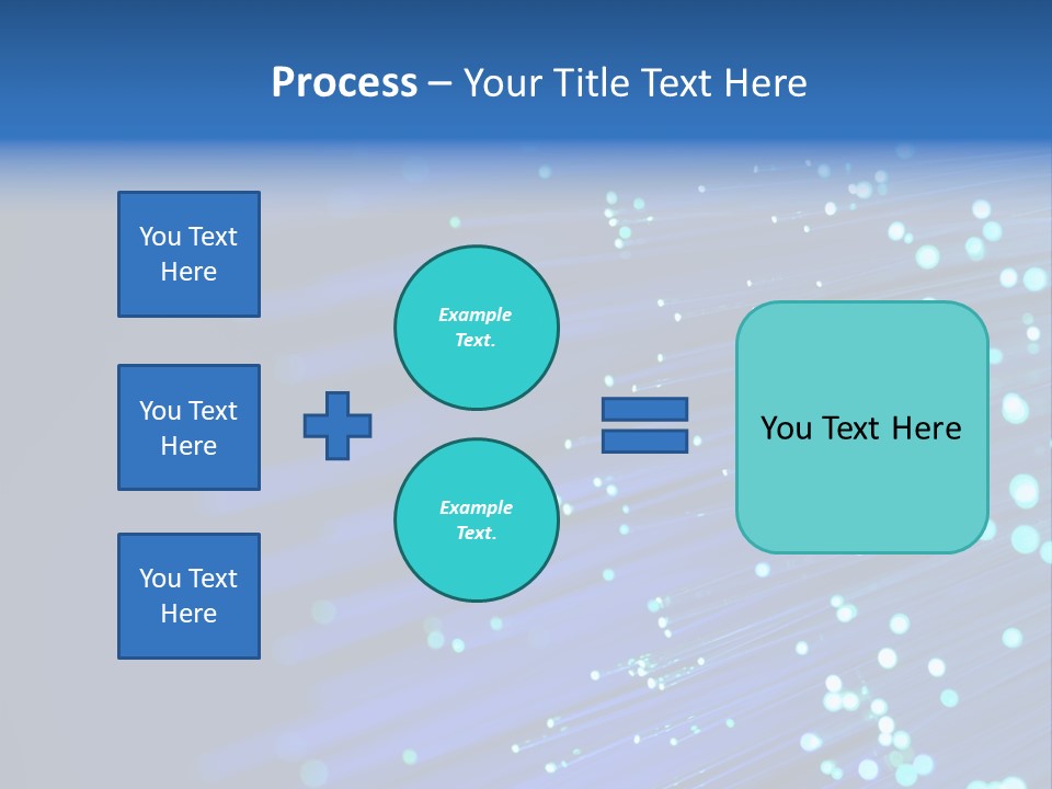 Telecommunication Data Optic PowerPoint Template