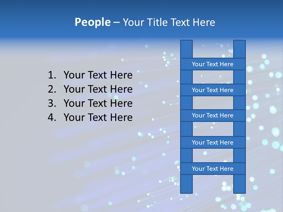 Telecommunication Data Optic PowerPoint Template