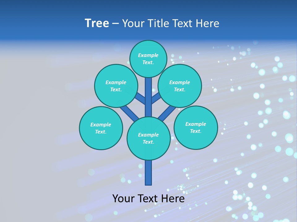 Telecommunication Data Optic PowerPoint Template