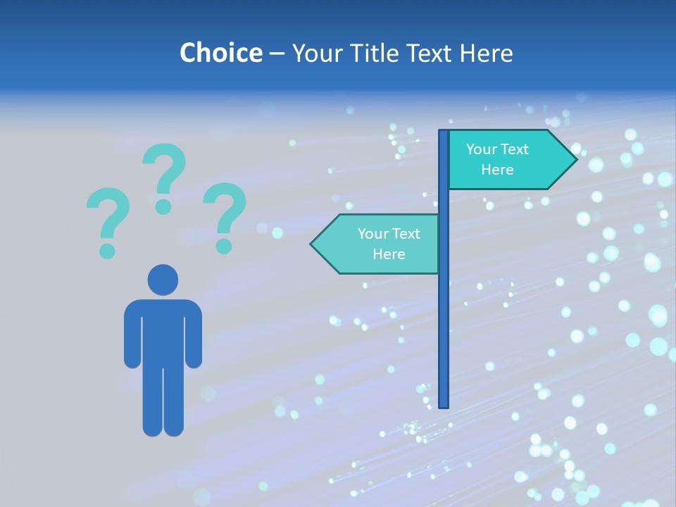 Telecommunication Data Optic PowerPoint Template