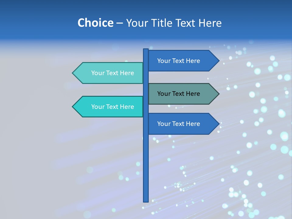 Telecommunication Data Optic PowerPoint Template