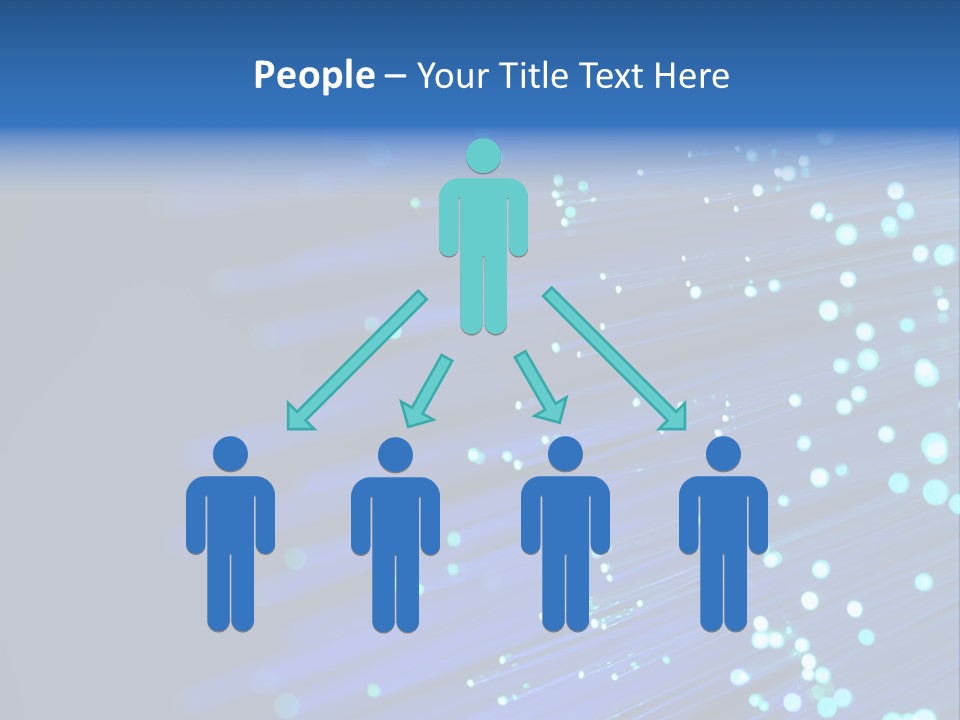 Telecommunication Data Optic PowerPoint Template