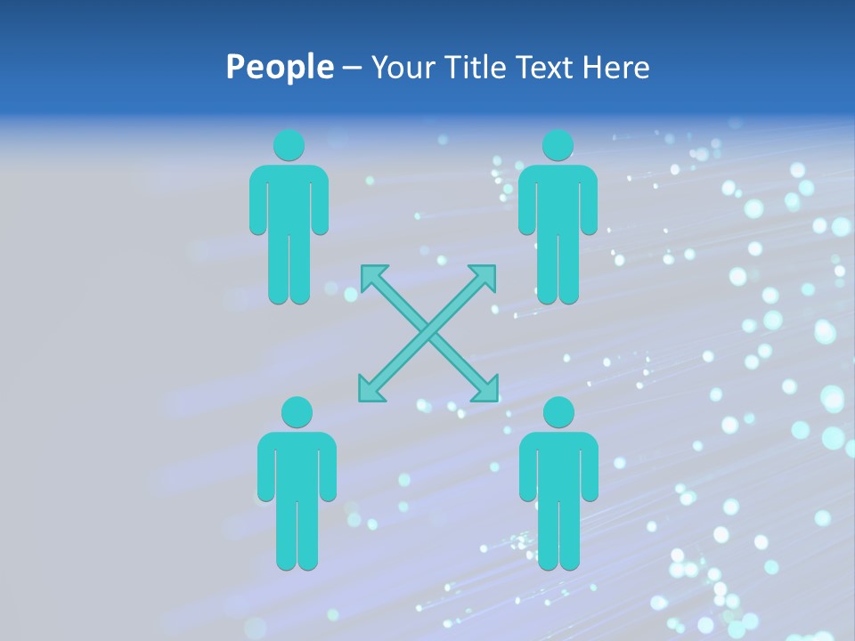 Telecommunication Data Optic PowerPoint Template