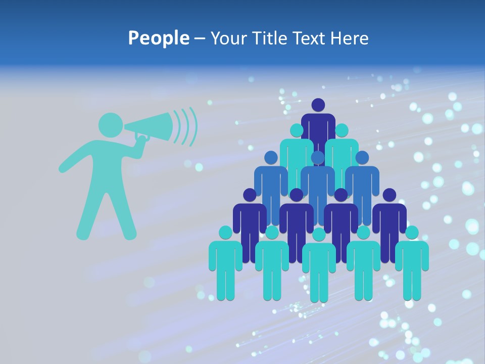 Telecommunication Data Optic PowerPoint Template