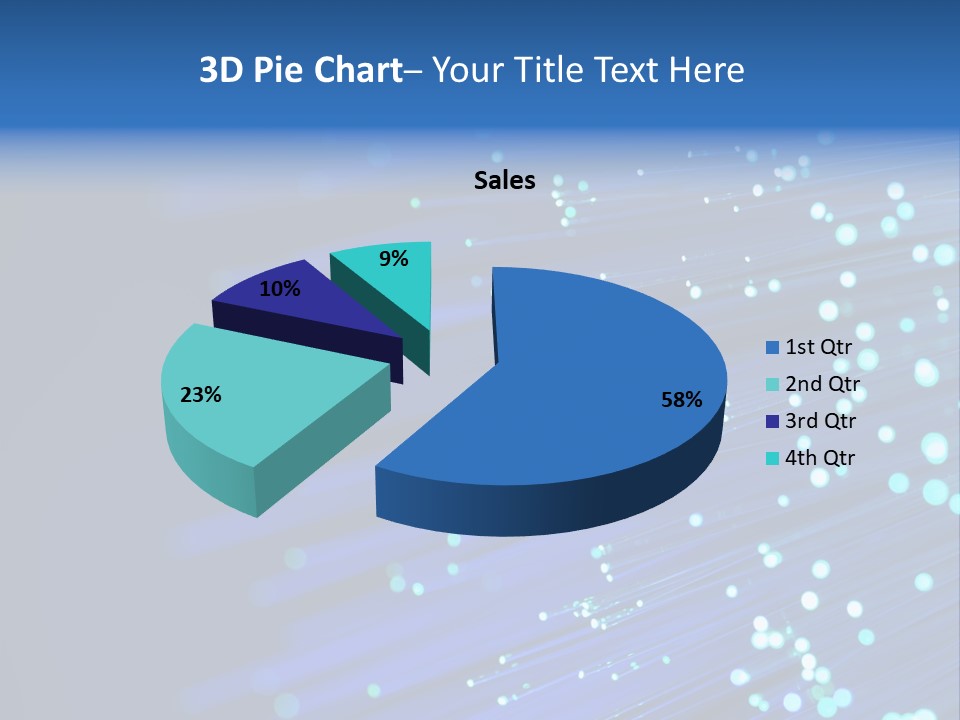Telecommunication Data Optic PowerPoint Template