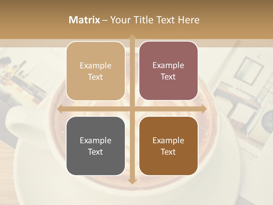 Latte Fresh Froth PowerPoint Template