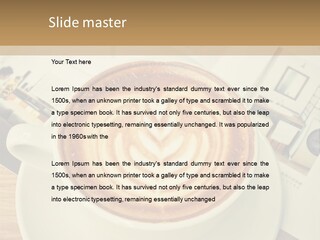 Latte Fresh Froth PowerPoint Template