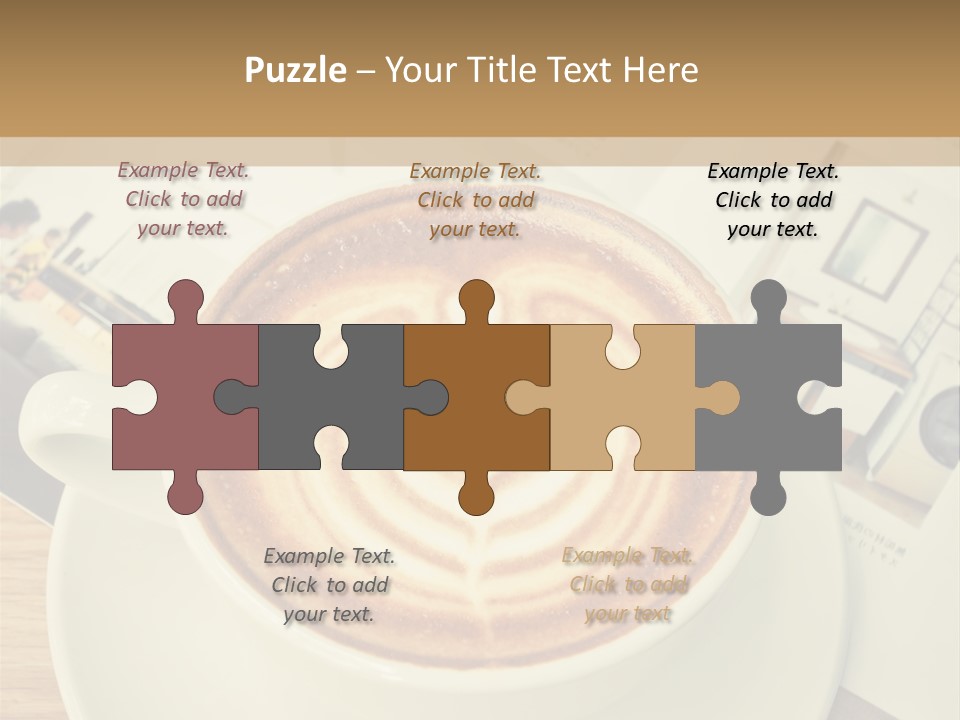 Latte Fresh Froth PowerPoint Template