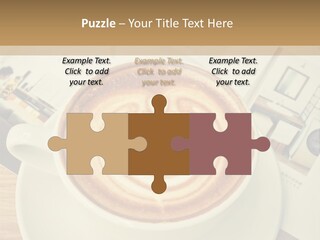 Latte Fresh Froth PowerPoint Template