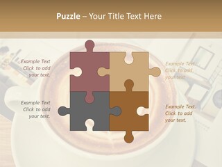 Latte Fresh Froth PowerPoint Template