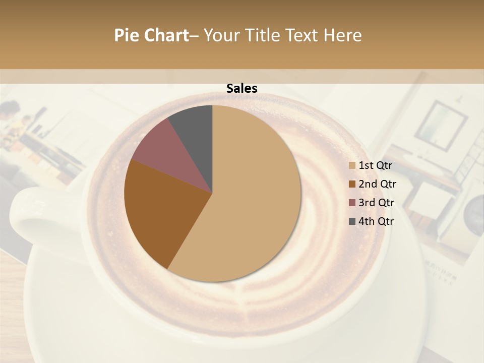 Latte Fresh Froth PowerPoint Template